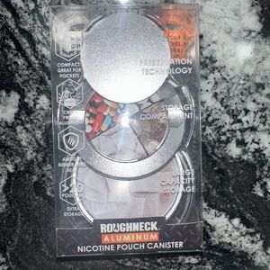 Roughneck Smell-Proof Pouch Container Double Decker Aluminum Storage Canister
